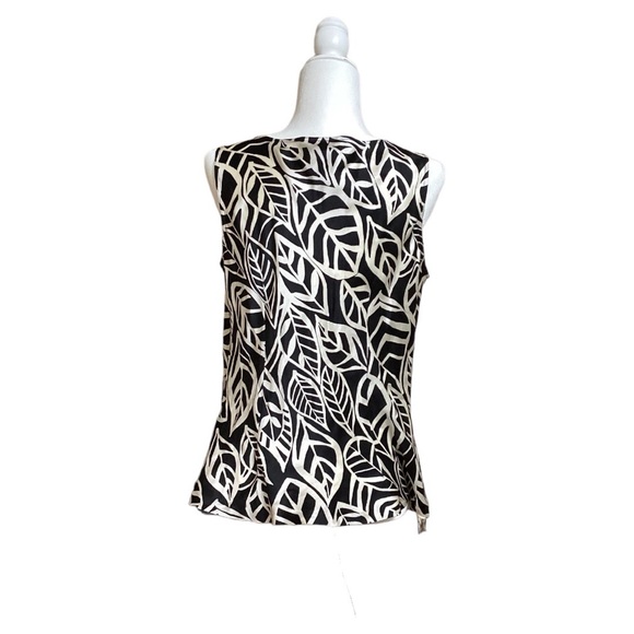 Talbots Pure Silk Blouse Printed Size 12 - Picture 2 of 3